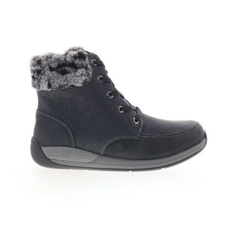 Drew Tracker 13188-19 Womens Black Extra Wide Synthetic Casual Dress Boots