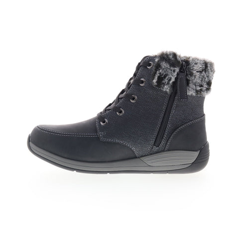 Drew Tracker 13188-19 Womens Black Extra Wide Synthetic Casual Dress Boots
