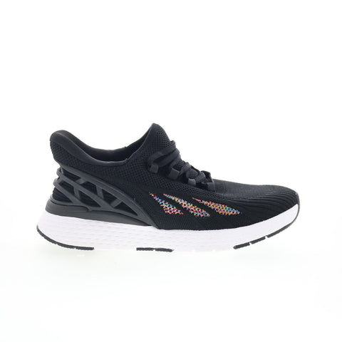 Drew Halo 13189-19 Womens Black Wide Canvas Lace Up Lifetsyle Sneakers Shoes