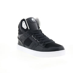 Osiris Clone 1322 104 Mens Black Leather Skate Inspired Sneakers