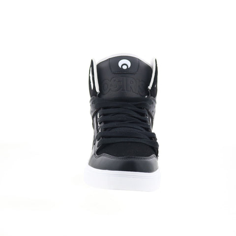 Osiris Clone 1322 104 Mens Black Leather Skate Inspired Sneakers Shoes