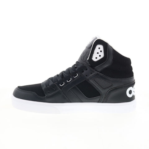 Osiris Clone 1322 104 Mens Black Leather Skate Inspired Sneakers Shoes
