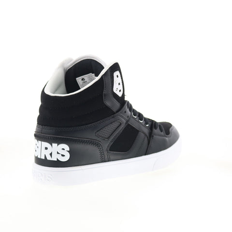 Osiris Clone 1322 104 Mens Black Leather Skate Inspired Sneakers Shoes