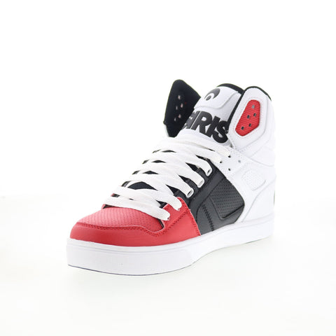 Osiris Clone 1322 295 Mens White Leather Skate Inspired Sneakers Shoes