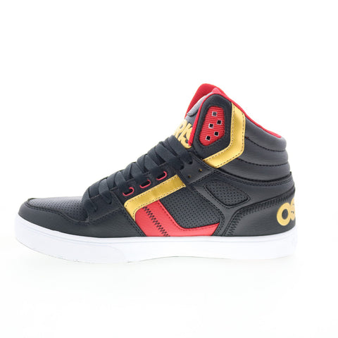 Osiris Clone 1322 861 Mens Black Leather Skate Inspired Sneakers Shoes