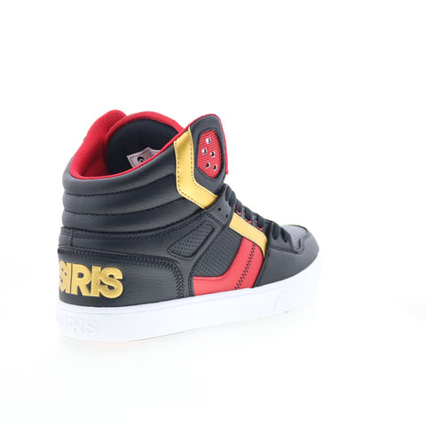 Osiris Clone 1322 861 Mens Black Leather Skate Inspired Sneakers Shoes