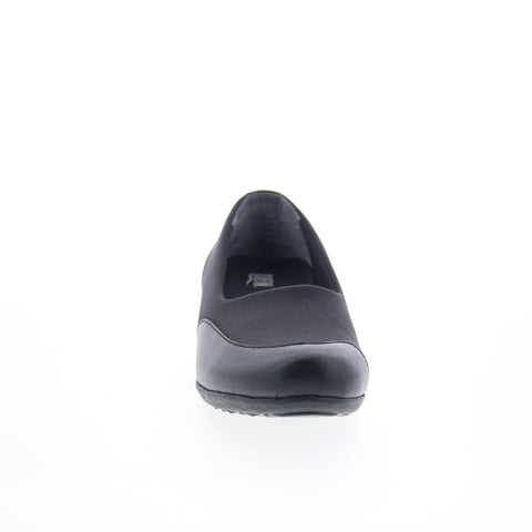 Drew London Ii 13252-99 Womens Black Leather Slip On Loafer Flats Shoes