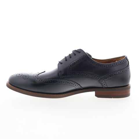 Florsheim Rucci Wing Mens Black Wide Oxfords & Lace Ups Wingtip & Brogue Shoes