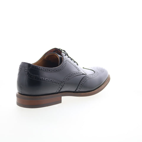 Florsheim Rucci Wing Mens Black Wide Oxfords & Lace Ups Wingtip & Brogue Shoes