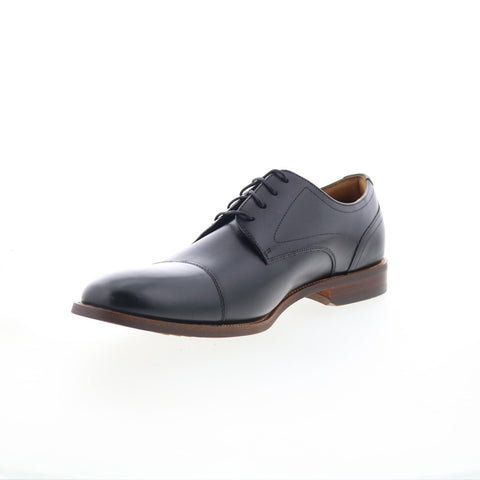 Florsheim Rucci Cap 13384B-001 Mens Black Oxfords & Lace Ups Cap Toe Shoes