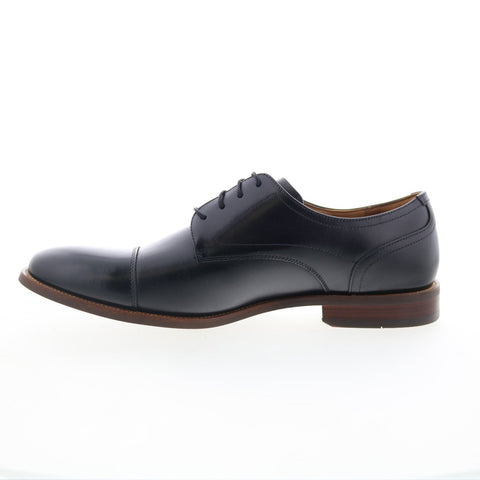 Florsheim Rucci Cap 13384B-001 Mens Black Oxfords & Lace Ups Cap Toe Shoes