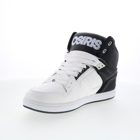 Osiris NYC 83 CLK 1343 1985 Mens White Skate Inspired Sneakers Shoes