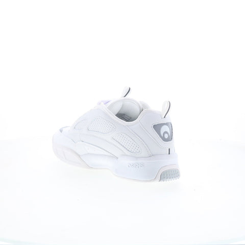 Osiris Peril 1308 1455 Mens White Leather Skate Inspired Sneakers Shoes
