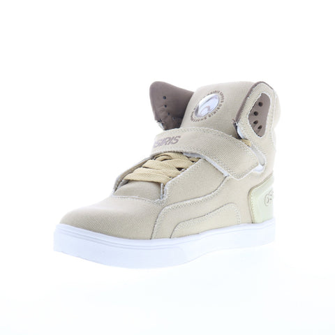 Osiris Rize Ultra 1372 2908 Mens Beige Canvas Skate Inspired Sneakers Shoes