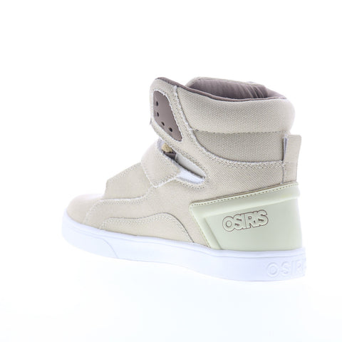 Osiris Rize Ultra 1372 2908 Mens Beige Canvas Skate Inspired Sneakers Shoes