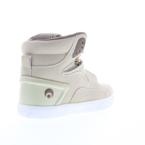 Osiris Rize Ultra 1372 2908 Mens Beige Canvas Skate Inspired Sneakers Shoes