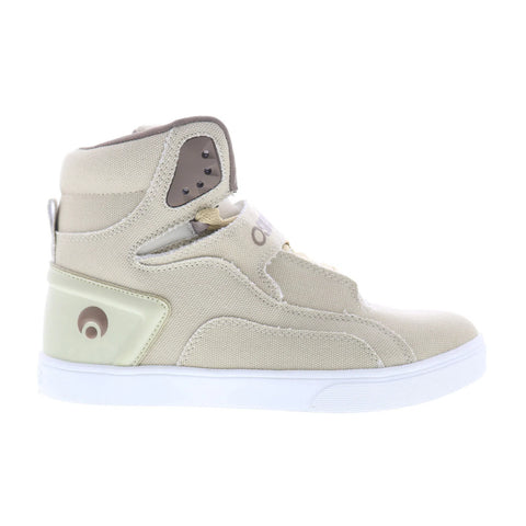 Osiris Rize Ultra 1372 2908 Mens Beige Canvas Skate Inspired Sneakers Shoes