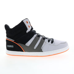 Osiris CHN 1373 1109 Mens Gray Synthetic Lace Up Skate Inspired Sneakers Shoes