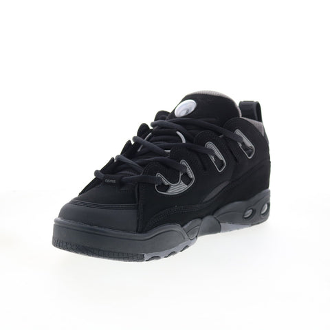 Osiris D3 E 1375 1528 Mens Black Nubuck Skate Inspired Sneakers Shoes
