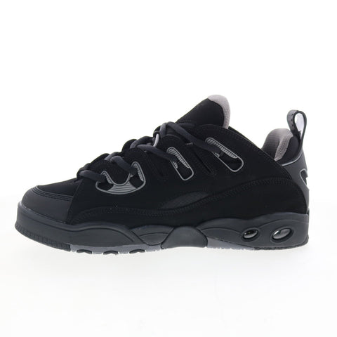 Osiris D3 E 1375 1528 Mens Black Nubuck Skate Inspired Sneakers Shoes