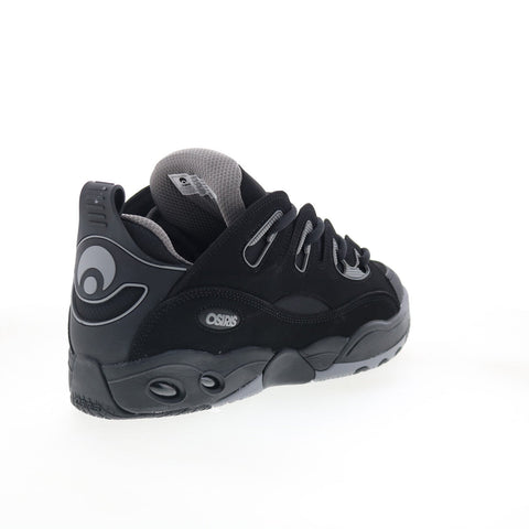 Osiris D3 E 1375 1528 Mens Black Nubuck Skate Inspired Sneakers Shoes