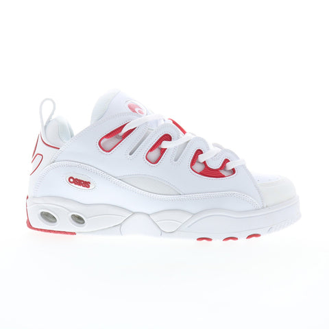 Osiris D3 E 1375 2632 Mens White Synthetic Skate Inspired Sneakers Shoes