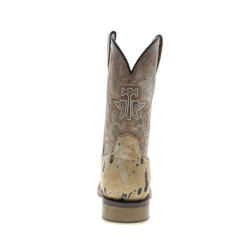 Tin Haul Hairston Buffalo Sole Mens Brown Wide Leather Cowboy Western Boots