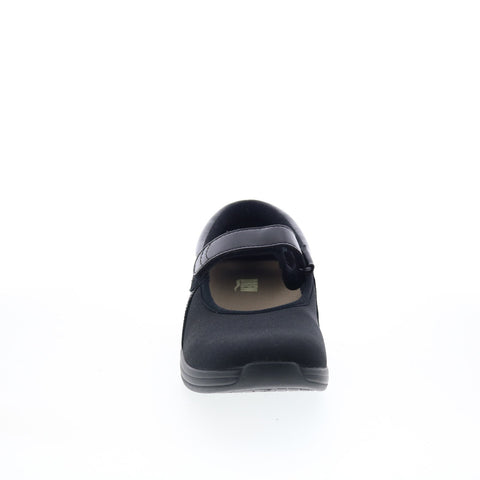 Drew Magnolia 14326-99 Womens Black Narrow Leather Mary Jane Flats Shoes