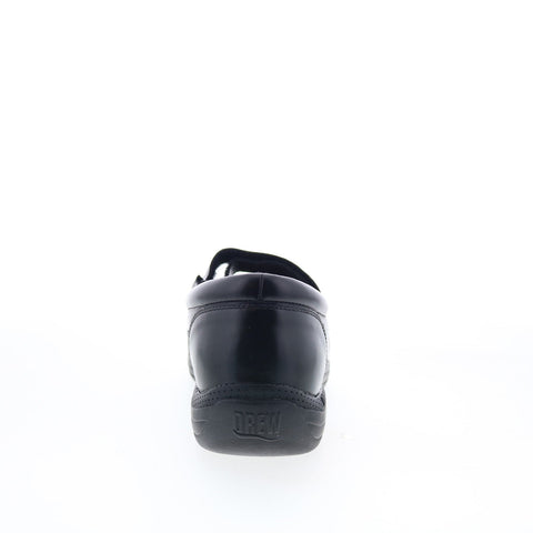 Drew Magnolia 14326-99 Womens Black Narrow Leather Mary Jane Flats Shoes