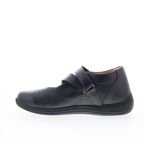 Drew Orchid 14370-12 Womens Black Narrow Leather Lifestyle Sneakers Shoes