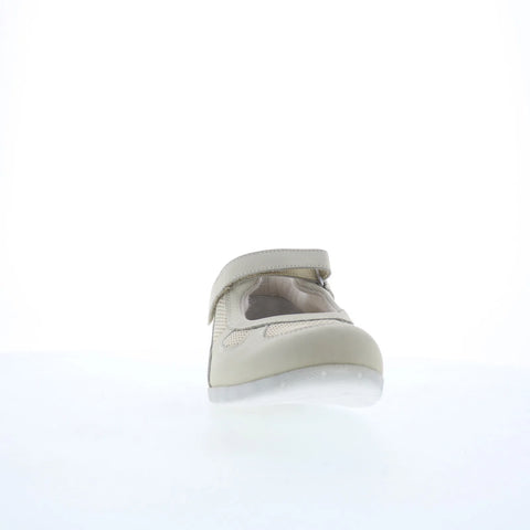 Drew Delite 14373-31 Womens Beige Extra Wide Mesh Strap Mary Jane Flats Shoes