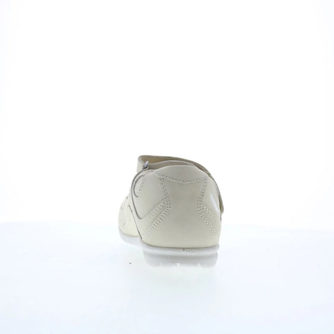 Drew Delite 14373-31 Womens Beige Extra Wide Mesh Strap Mary Jane Flats Shoes
