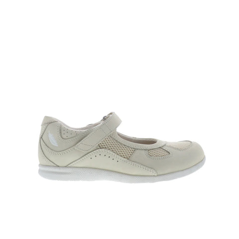Drew Delite 14373-31 Womens Beige Mesh Strap Mary Jane Flats Shoes