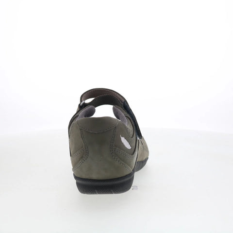 Drew Delite 14373-58 Womens Gray Mesh Strap Mary Jane Flats Shoes