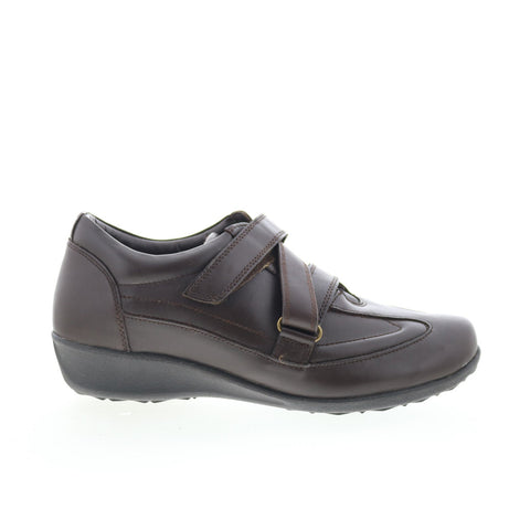 Drew Cario 14491-64 Womens Brown Leather Lifestyle Sneakers Shoes
