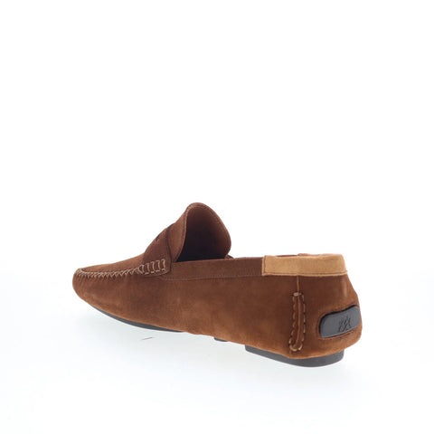 Mezlan 14576 Mens Brown Suede Slip On Loafers & Slip Ons Moccasin Shoes