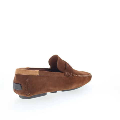 Mezlan 14576 Mens Brown Suede Slip On Loafers & Slip Ons Moccasin Shoes
