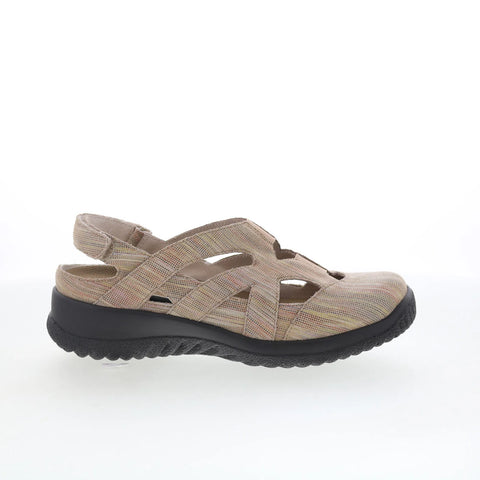 Drew Smiles 14791-2C Womens Brown Leather Strap Slingback Sandals Shoes