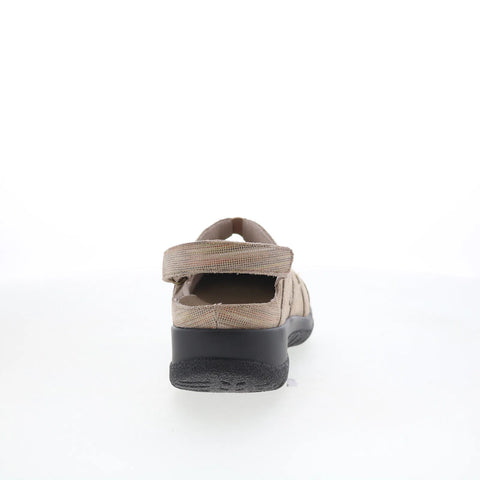 Drew Smiles 14791-2C Womens Brown Leather Strap Slingback Sandals Shoes