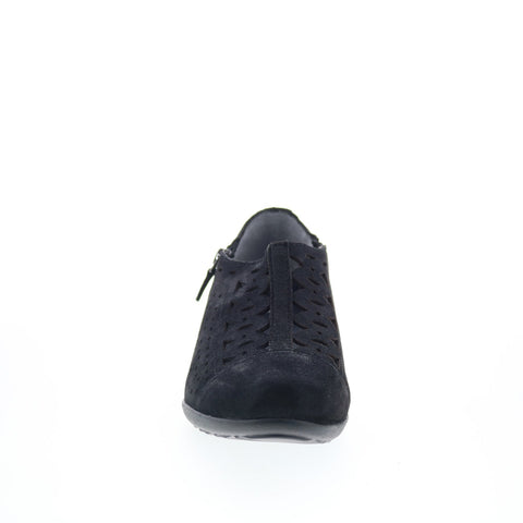 Drew Metro 14794-16 Womens Black Leather Lifestyle Sneakers Shoes