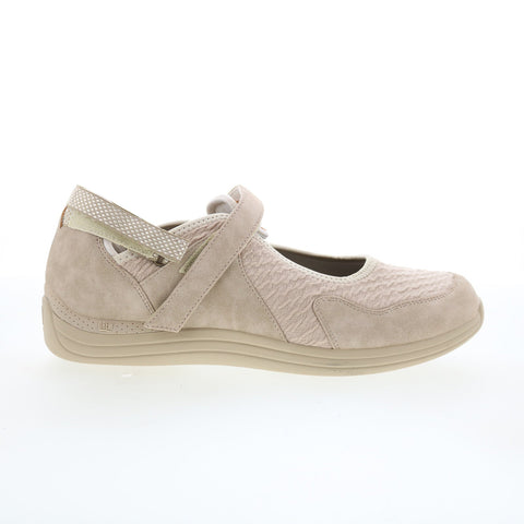 Drew Buttercup 14802-30 Womens Beige Wide Synthetic Mary Jane Flats Shoes