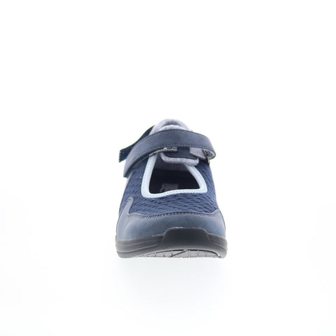 Drew Buttercup 14802-42 Womens Blue Synthetic Strap Mary Jane Flats Shoes