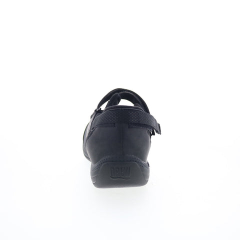 Drew Buttercup 14802-99 Womens Black Synthetic Strap Mary Jane Flats Shoes