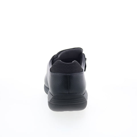 Drew Tempo 14806-12 Womens Black Wide Leather Lifestyle Sneakers Shoes