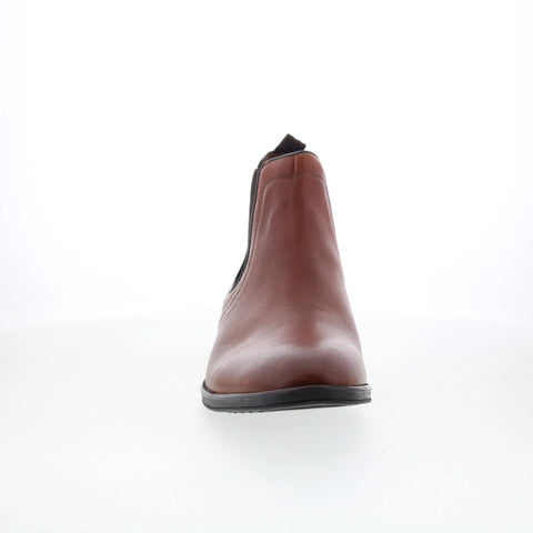 Johnston & Murphy 15-1483 Mens Brown Leather Slip On Chelsea Boots