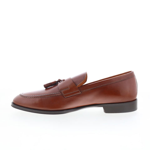 Zelli Italia Como Calfskin Loafer Slip On Mens Brown Loafers Casual Shoes