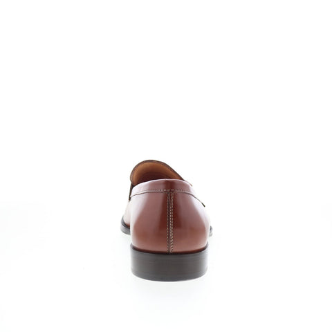 Zelli Italia Como Calfskin Loafer Slip On Mens Brown Loafers Casual Shoes
