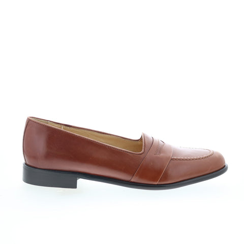 Zelli Italia Savannah Calfskin Penny Loafer Mens Brown Loafers Penny Shoes