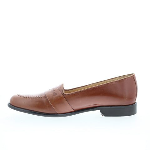 Zelli Italia Savannah Calfskin Penny Loafer Mens Brown Loafers Penny Shoes
