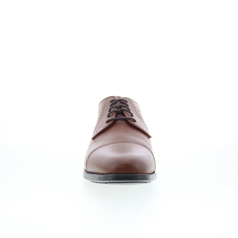 Johnston & Murphy 15-2726 Mens Brown Oxfords & Lace Ups Cap Toe Shoes